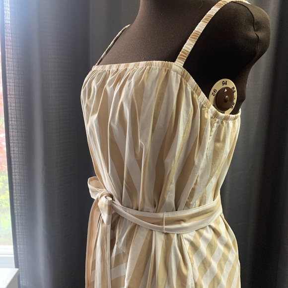 Gap Maxi Dress beige and white stripe - Picture 5 of 9